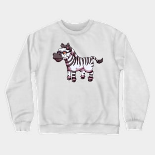 Cool Zebra Crewneck Sweatshirt